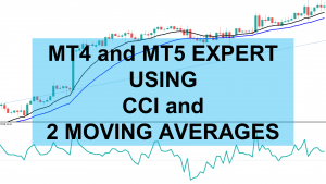 Write an Expert for MT4 or MT5 using CCI and 2 Moving Averages